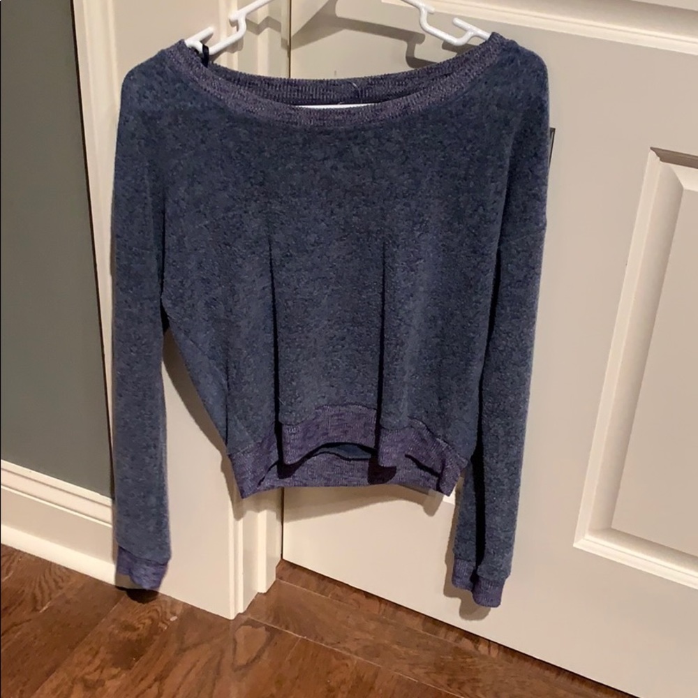 cropped sweatshirt
